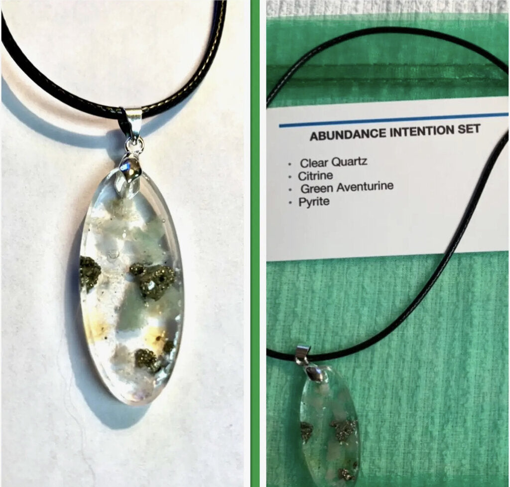 ABUNDANCE-Wear Your Intentions PENDANT NECKLACE