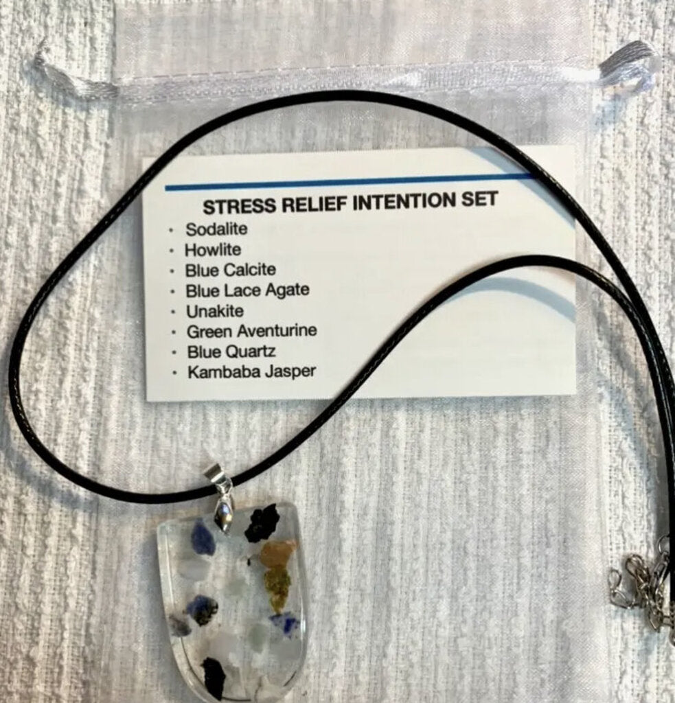 STRESS RELIEF -Wear Your Intentions PENDANT NECKLACE