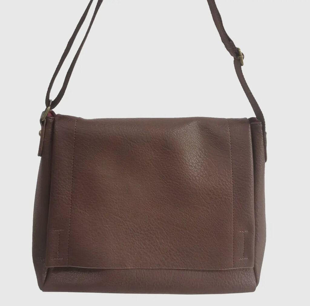 Darling Leatherette Messenger Bag
