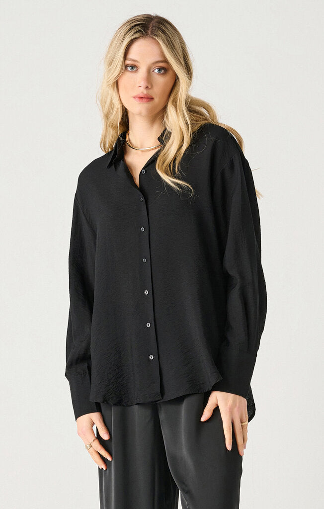 Flowy Satin Blouse- Dex Plus 1X