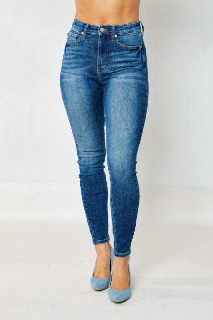 High waist tummy control classic skinny-Judy Blue Size 20