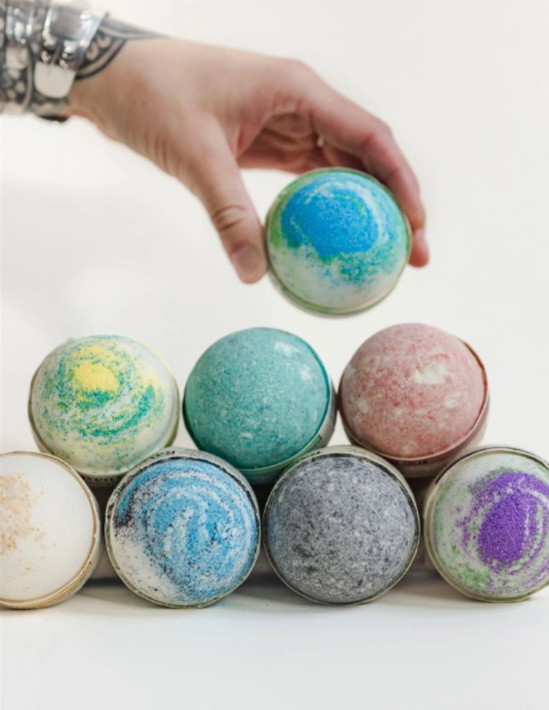 Coastal Relief Bath Bomb-Eucalyptus, Rosemary Essential Oil