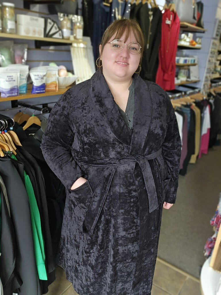 Velvet Bamboo Robe Large-1X
