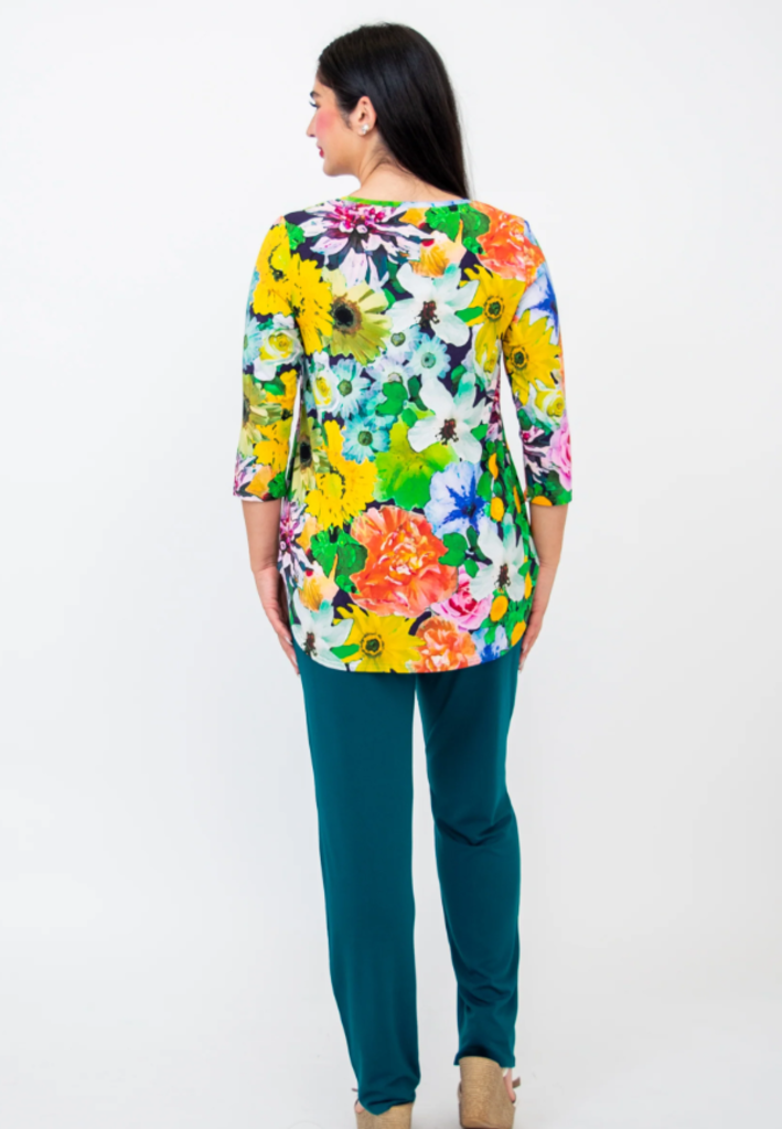 Jazz 3/4 Sleeve Bamboo Top Large