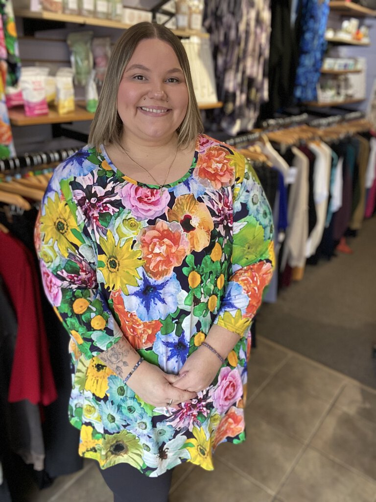 Jazz 3/4 Sleeve Bamboo Top Large