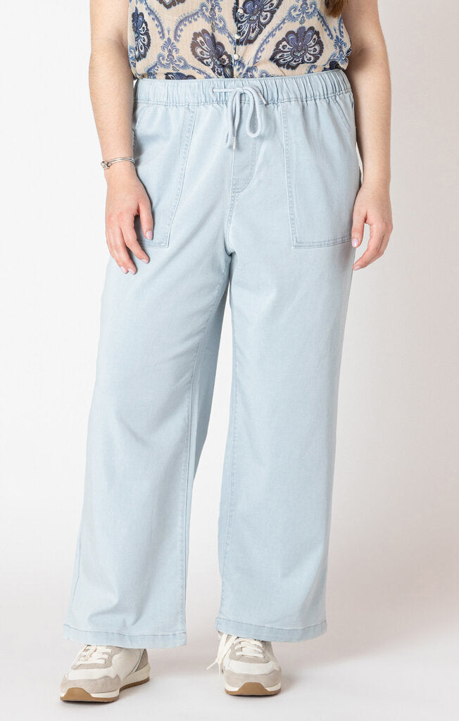 Knit denim jogger-Dex Plus XL