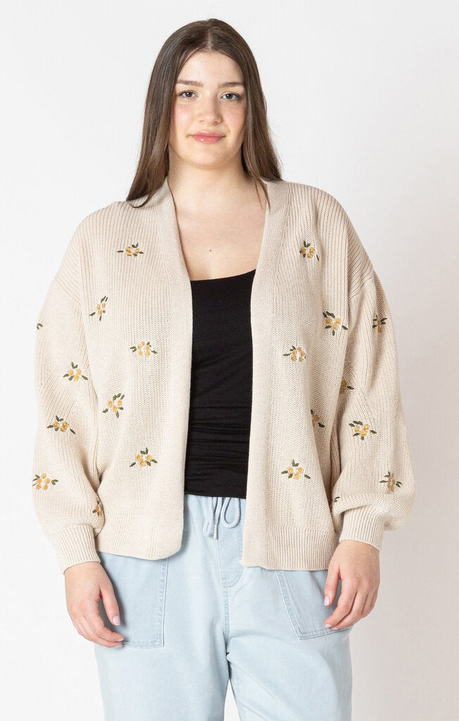 Embroidered Cardigan 1X