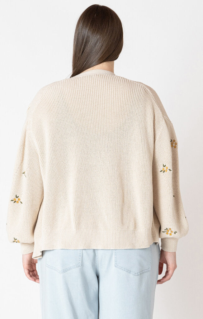 Embroidered Cardigan 1X