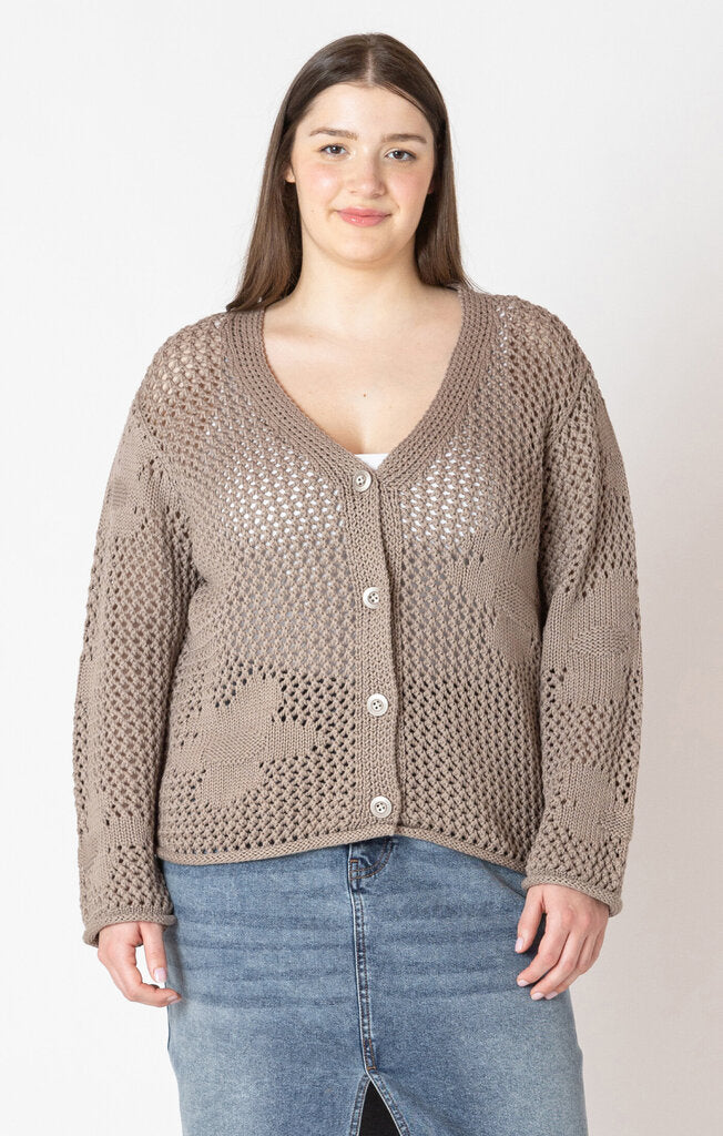 Floral Crochet Cardigan 2X