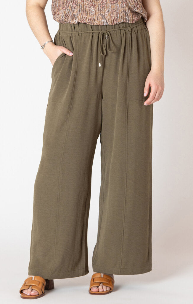 Belted Wide Leg Flowy Pant XL