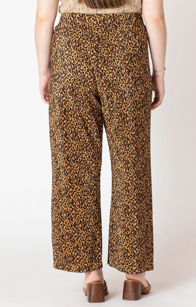 Pleated wide leg pants-Dex Plus XL