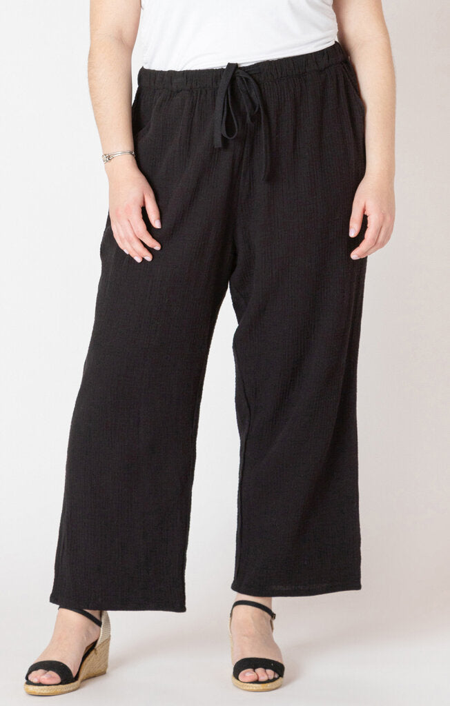 Pull on textured pants-Dex Plus XL