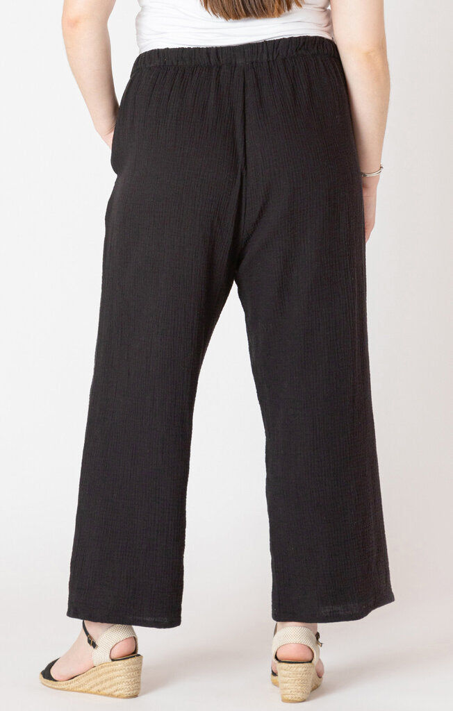 Pull on textured pants-Dex Plus XL
