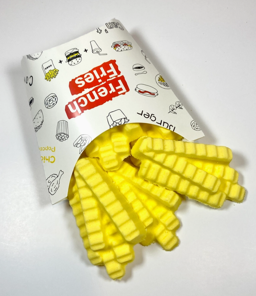 French Fries bath bombs