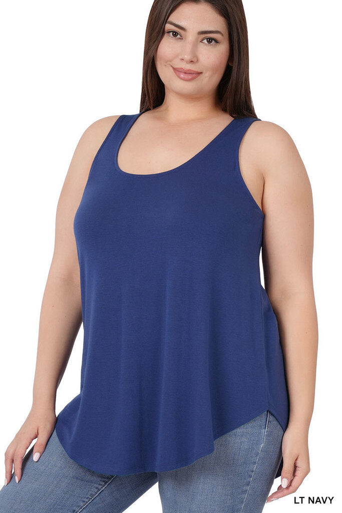 Round neck tank 3X