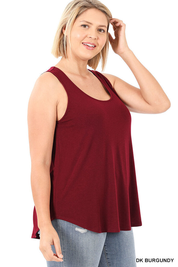 Round neck tank 3X