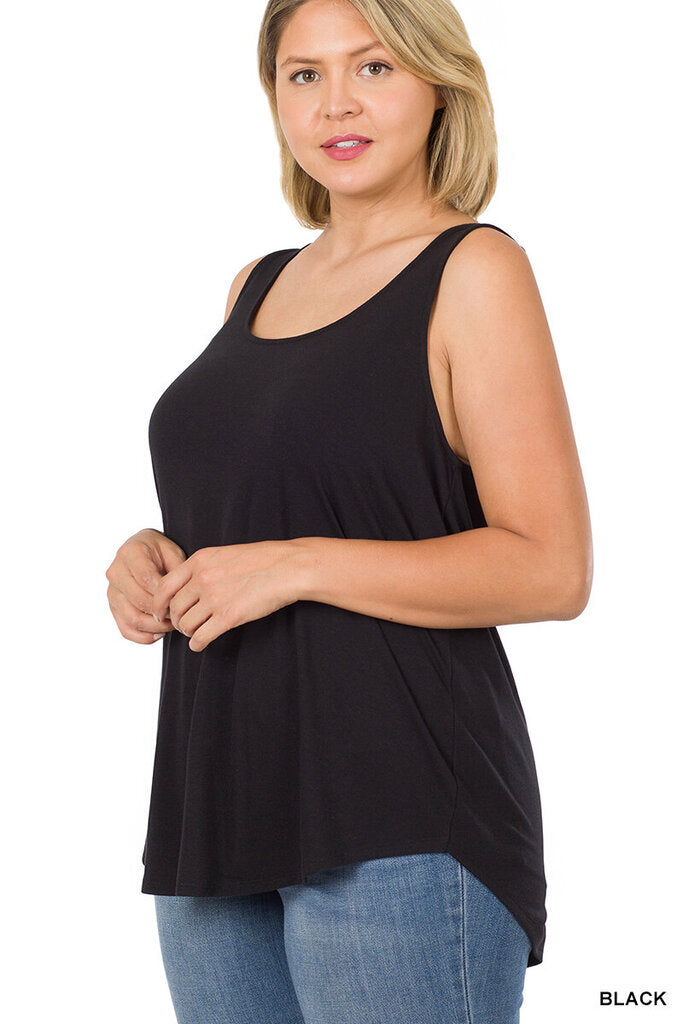 Round neck tank 3X