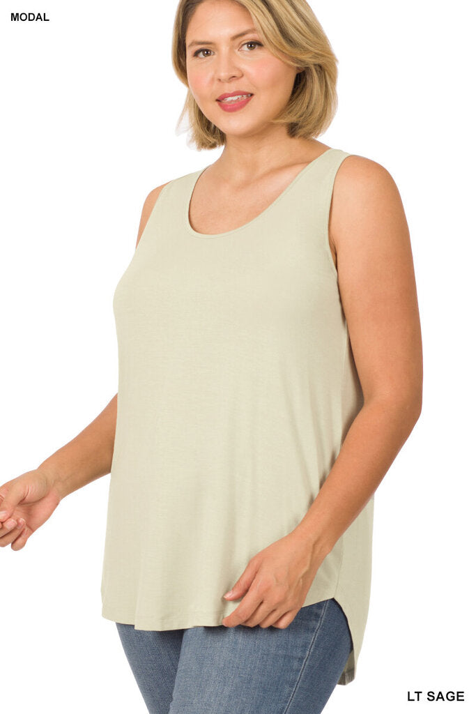 Modal roundneck tank 2X