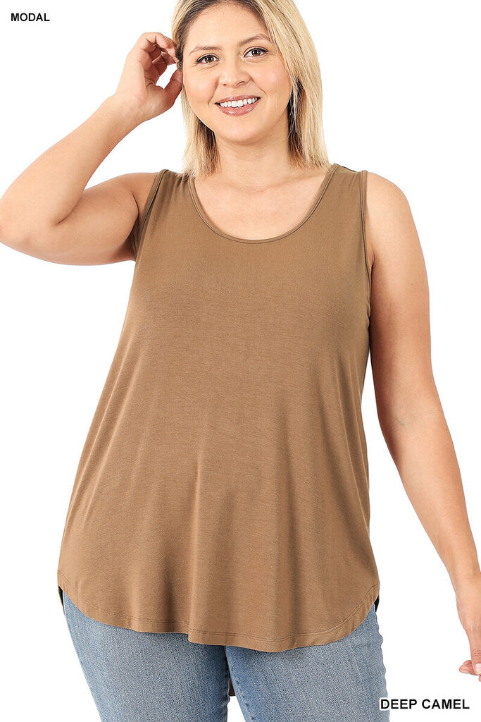 Modal roundneck tank 2X