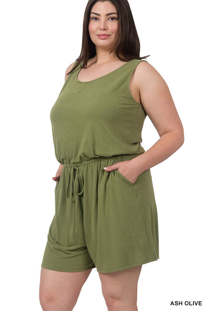 Romper with Pockets 1X