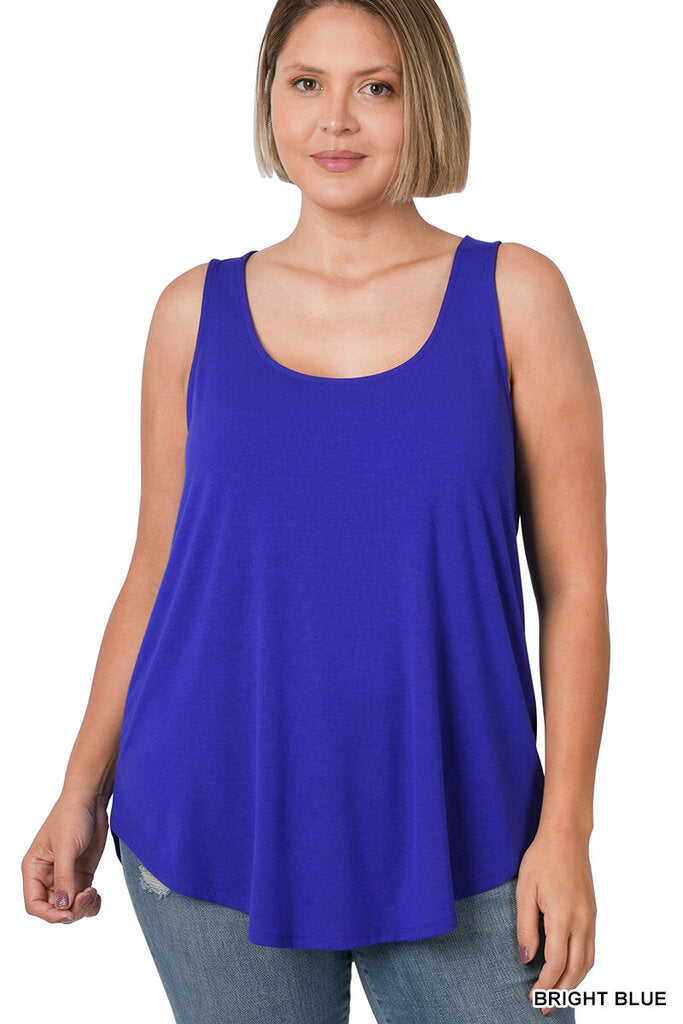 Round neck tank 2X