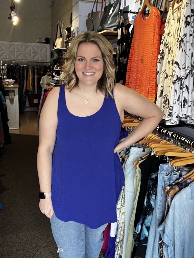 Round neck tank 2X