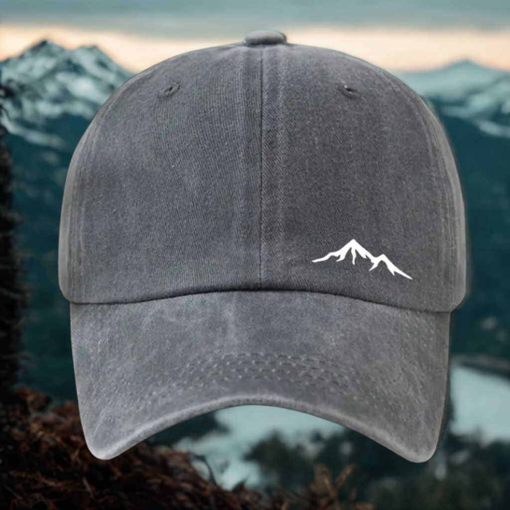 Mountain base ball cap