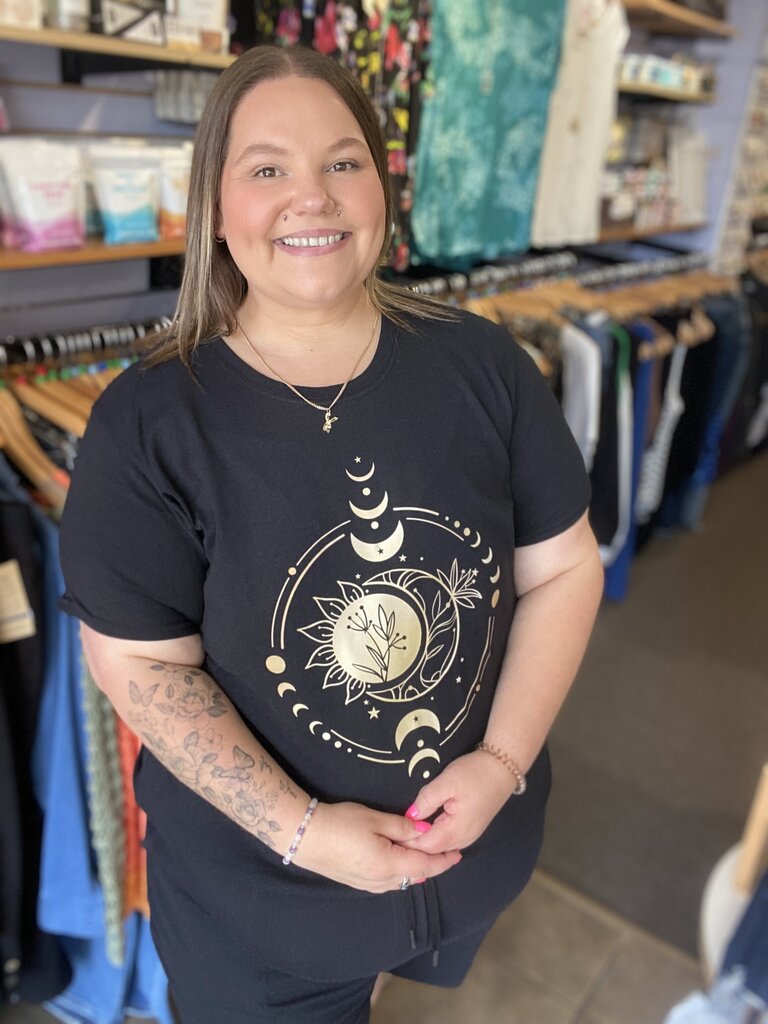 Celestial Moon and Sun Tee Large