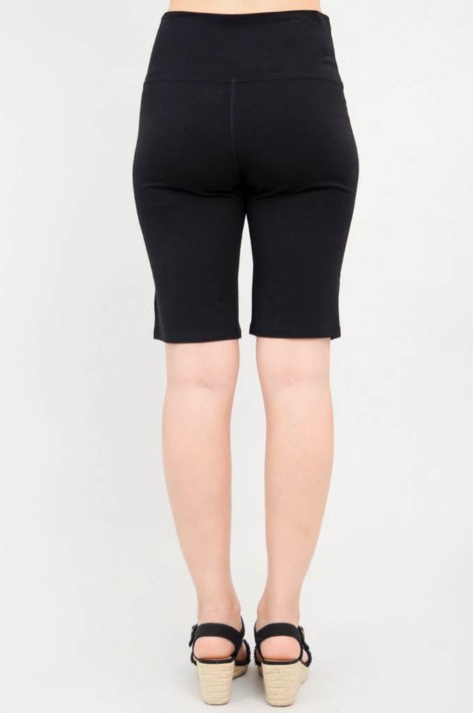 Leslie Shorts, Black, Bamboo 2X