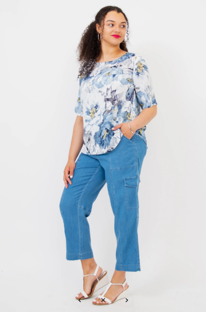 Sharon Pant, Tencel Denim 2x