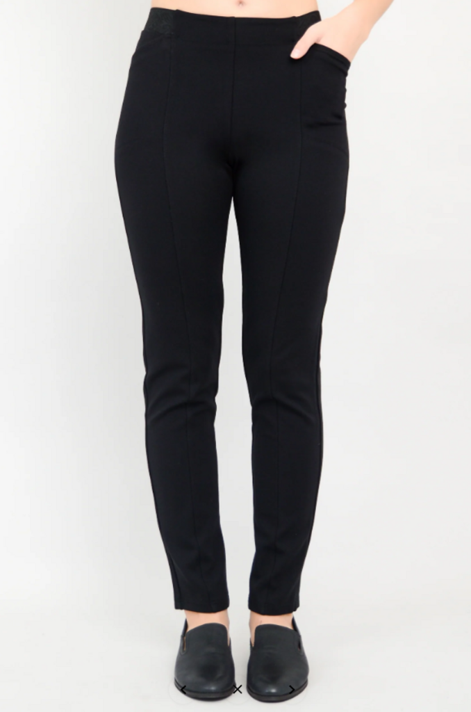 Nadia Petite Pant, Black, Modal 2x
