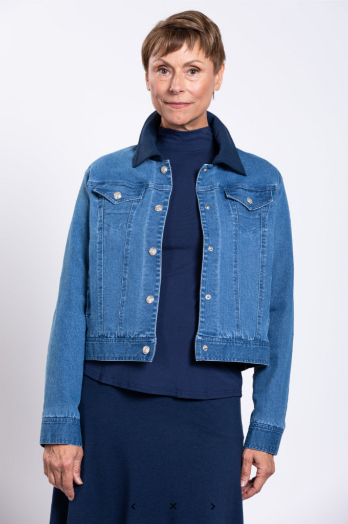 Gerry Jacket, Denim, Tencel Bamboo XL