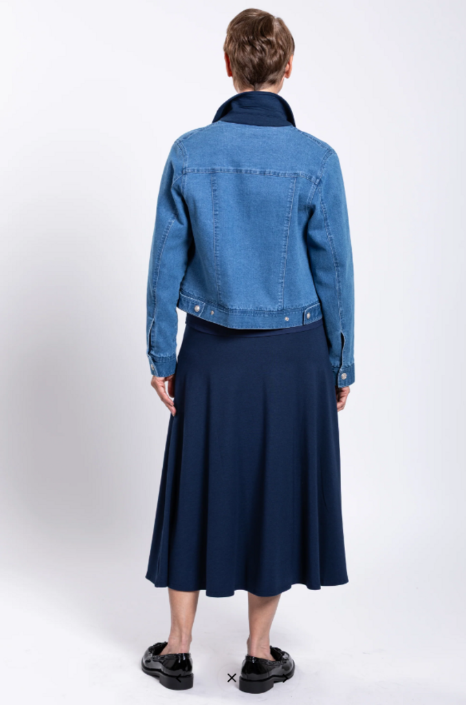Gerry Jacket, Denim, Tencel Bamboo Large