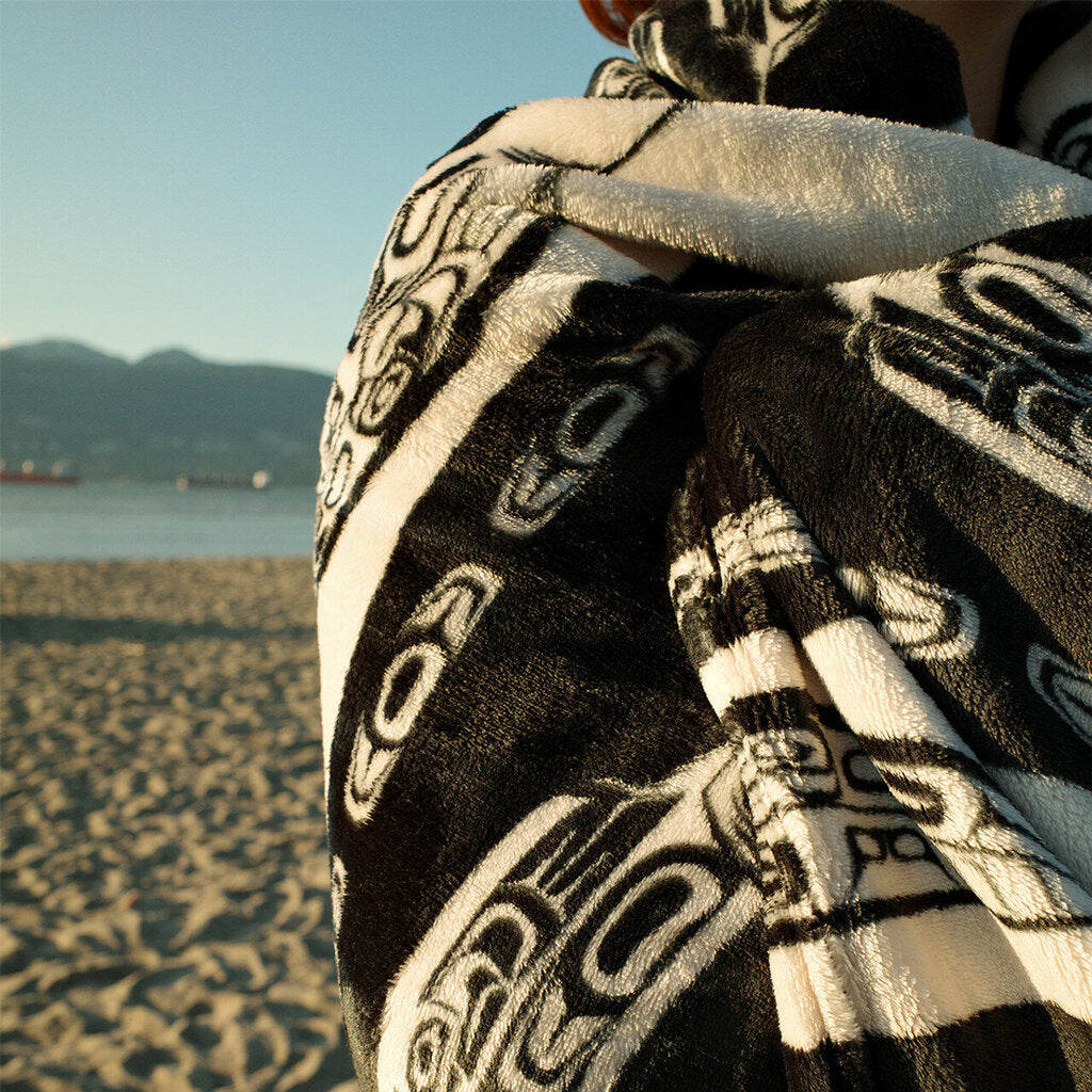 Fleece Blanket - Gift of Honour Francis Horne, Sr., Coast Salish
