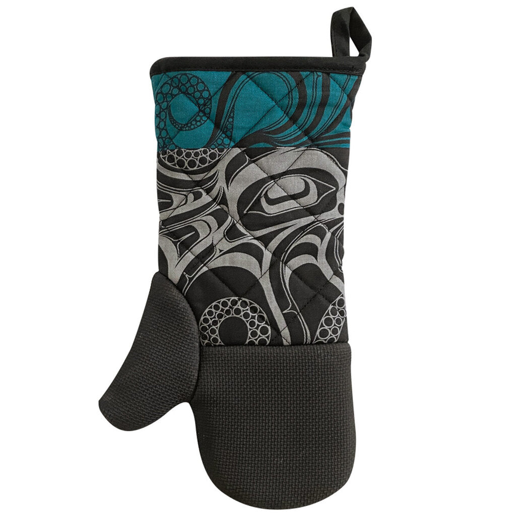 Oven Mitt - Octopus (Nuu) Ernest Swanson, Haida