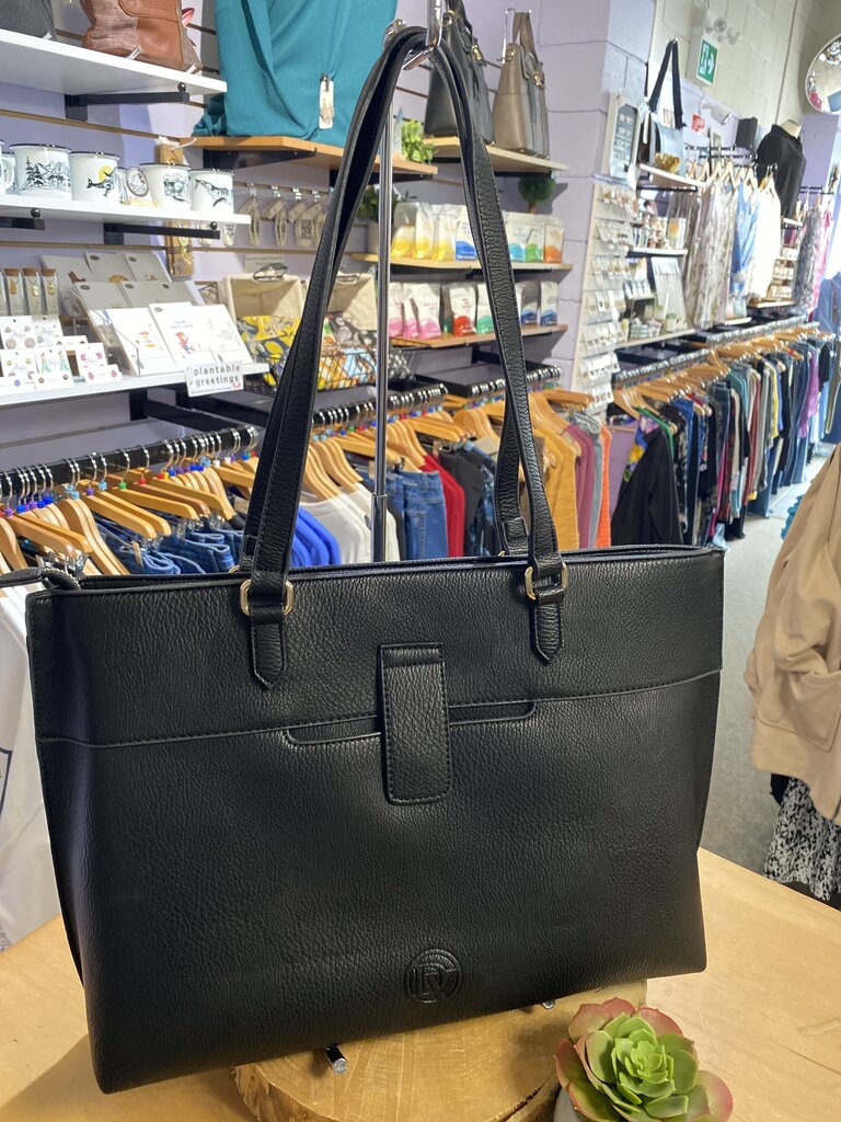 La Diva Large Black Purse