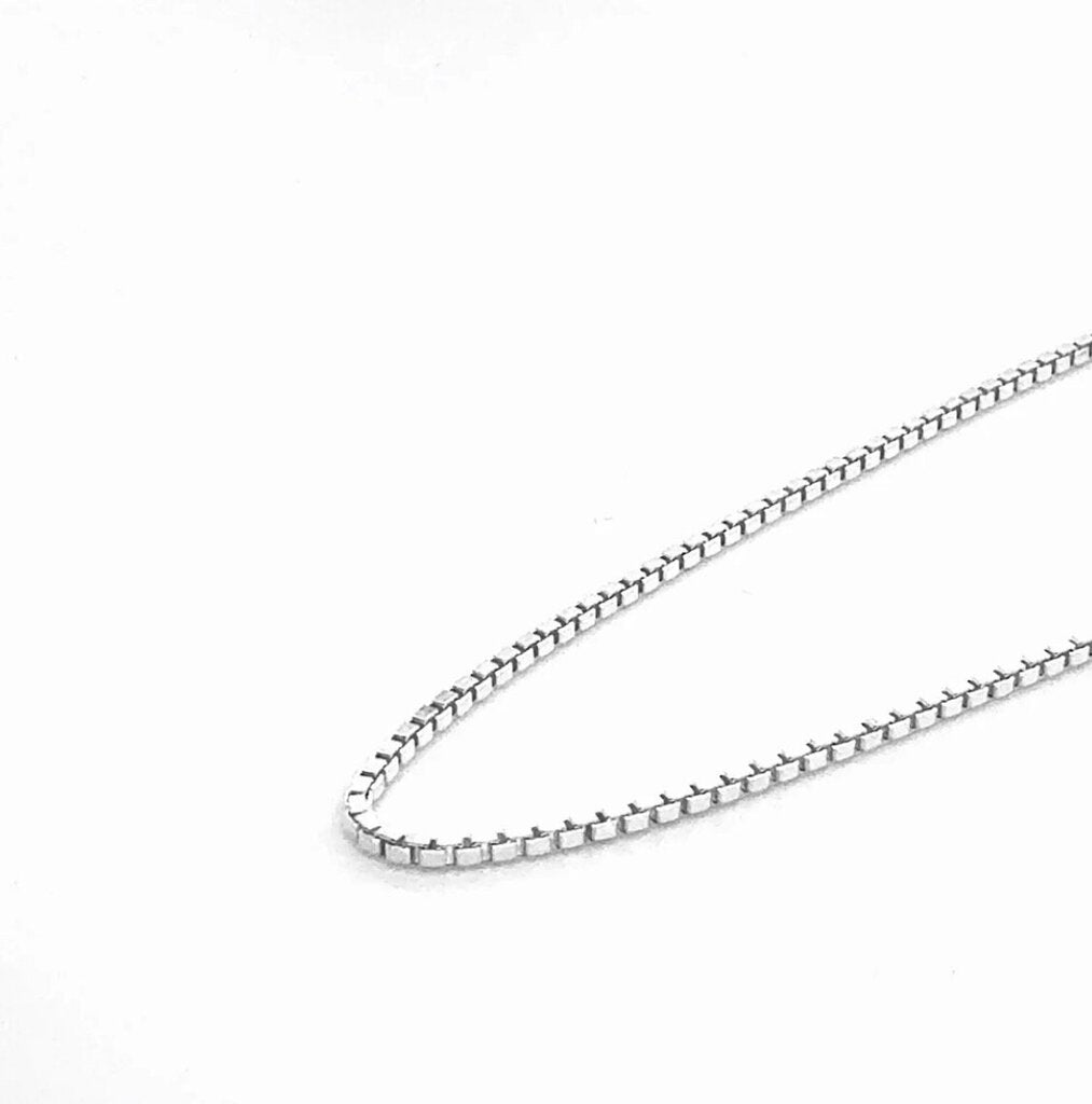 Sterling Silver Chain-Light Box-1mm