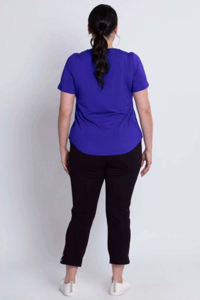 Tessa Tee, Violet, Bamboo