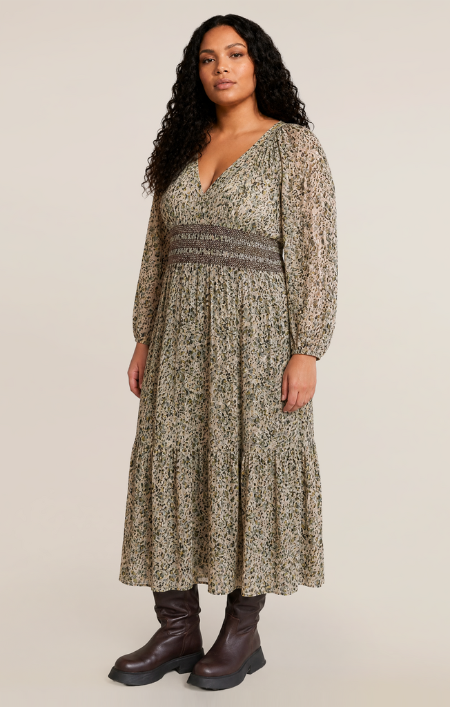 Dex Smock Waist Dress 1X