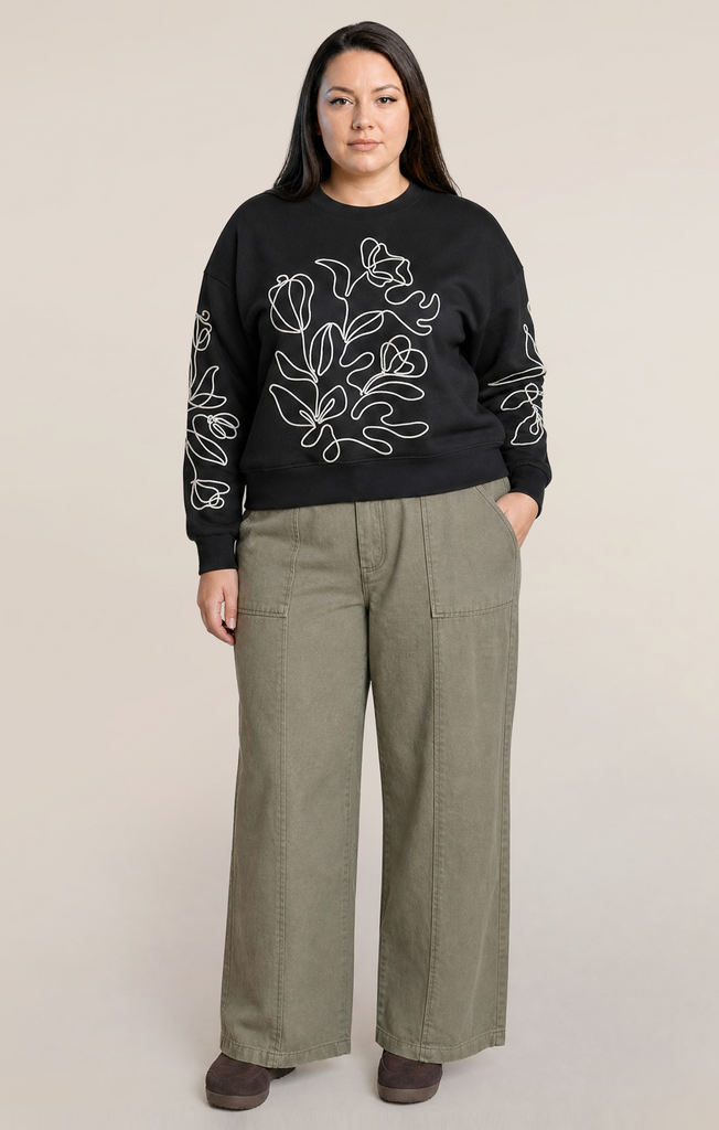Dex Embroidered Sweatshirt 1X