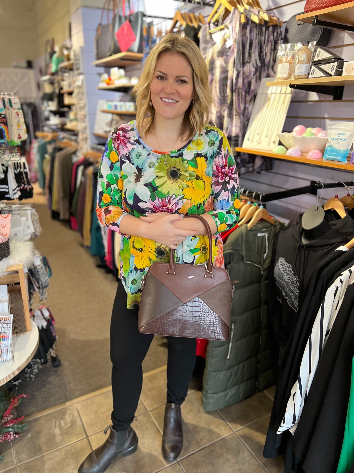 Black Holiday Group Purse