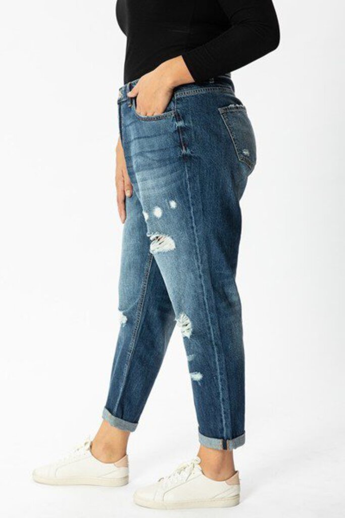 High rise girlfriend fit ankle skinny XL-1X
