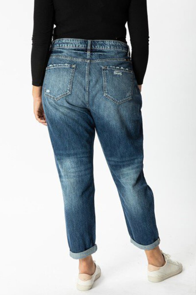 High rise girlfriend fit ankle skinny XL-1X