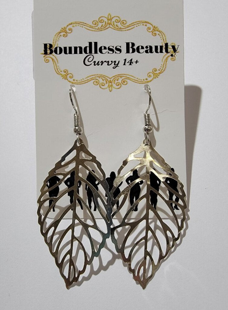Leaf Laser cut earrings