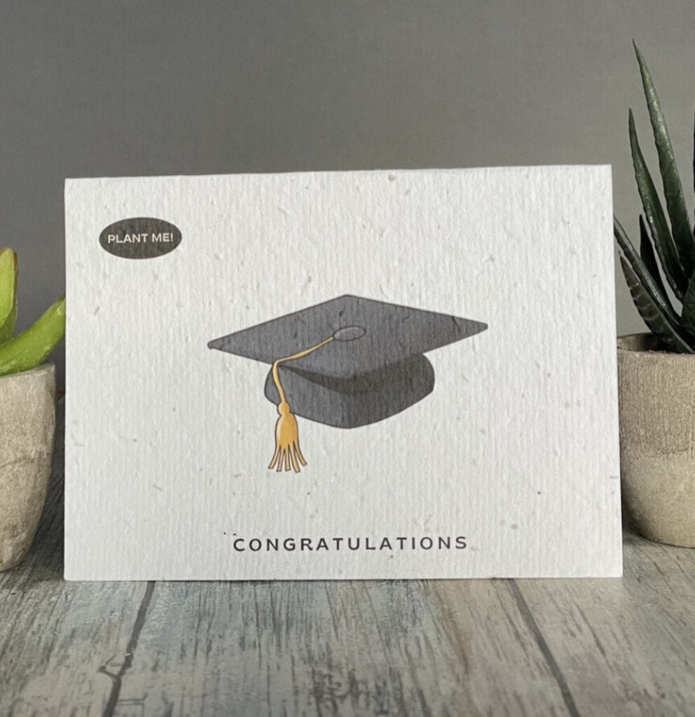 Graduation Congratulations Plantable Greeting Card