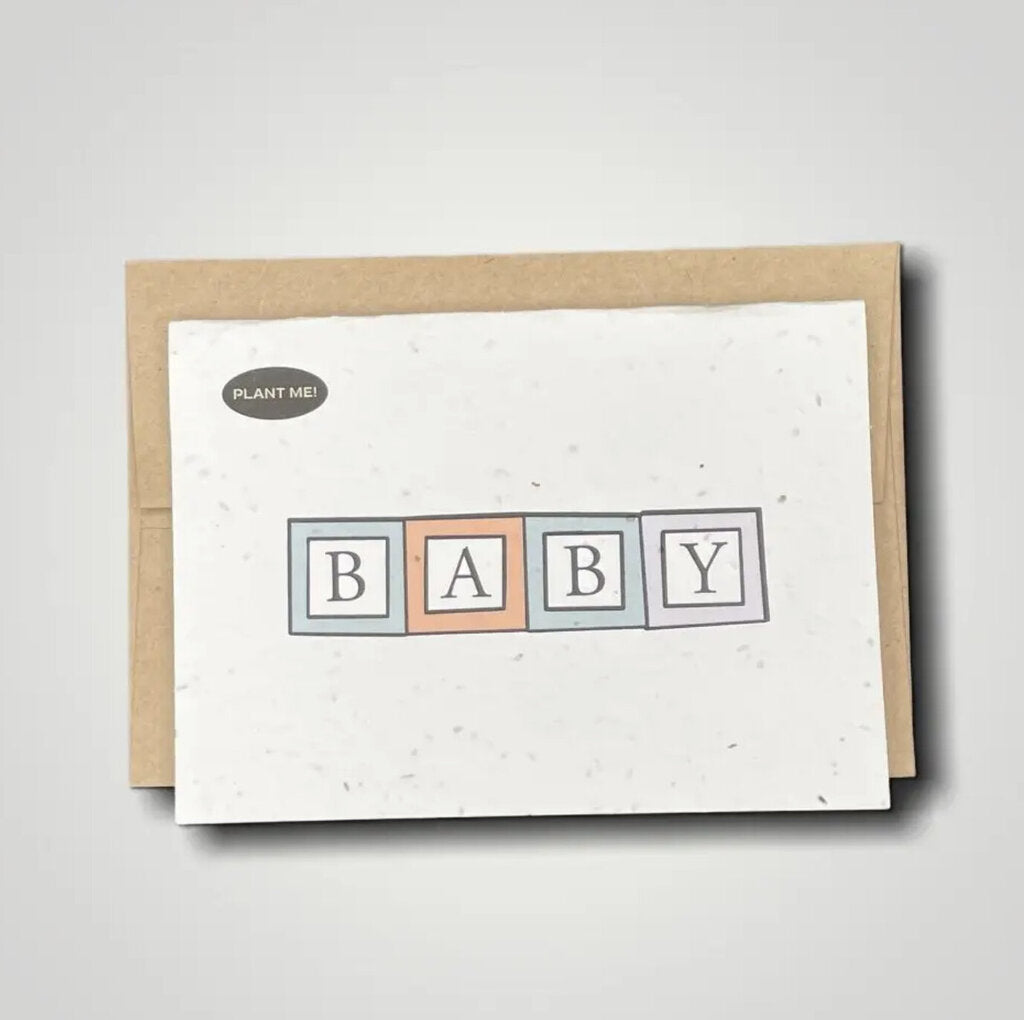 Baby Plantable Greeting Card