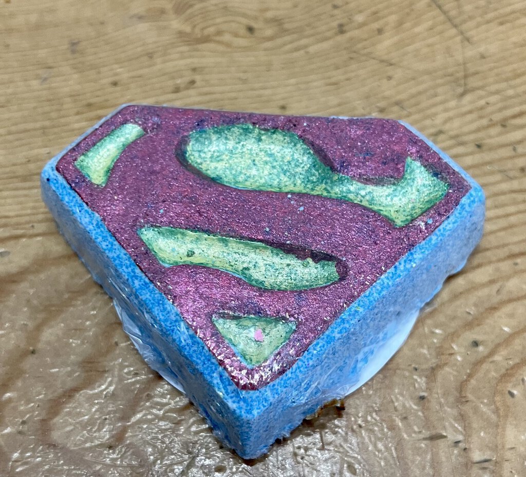 Superman Bomb with toy inside