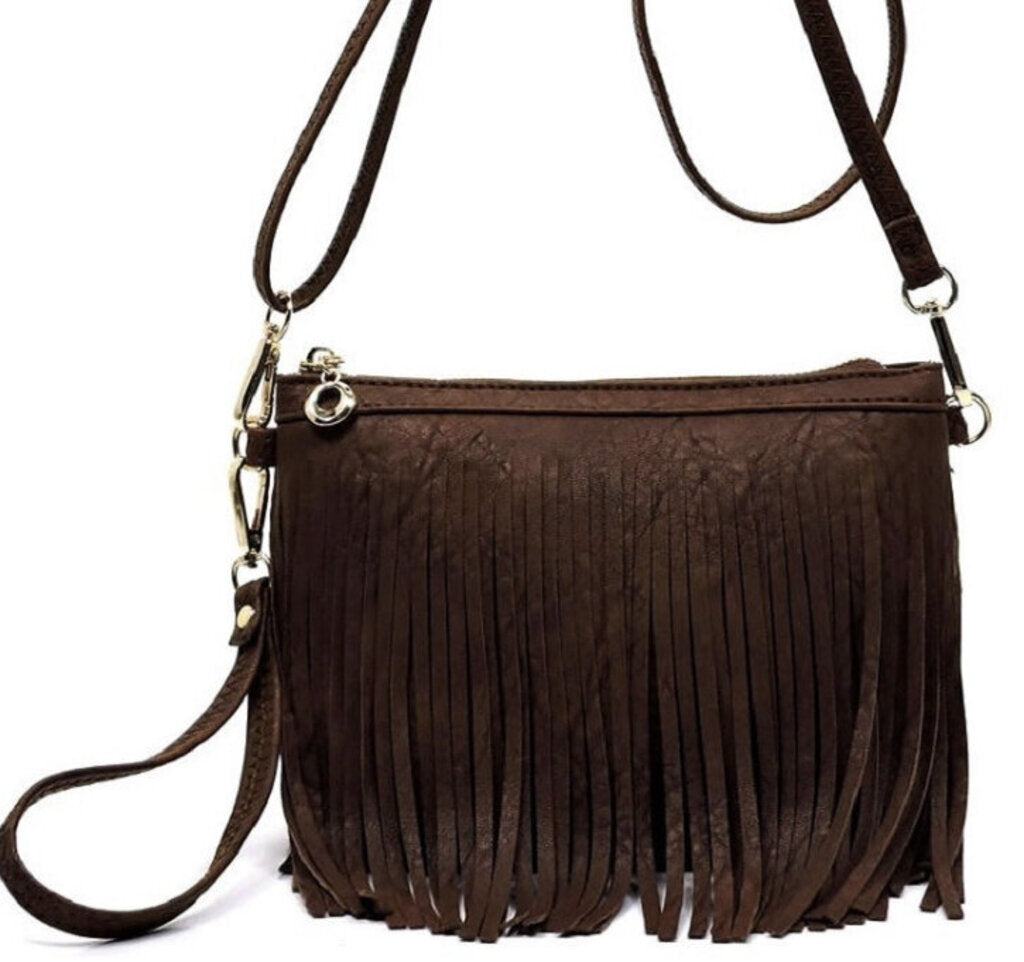 Fringe Cross Body Bag