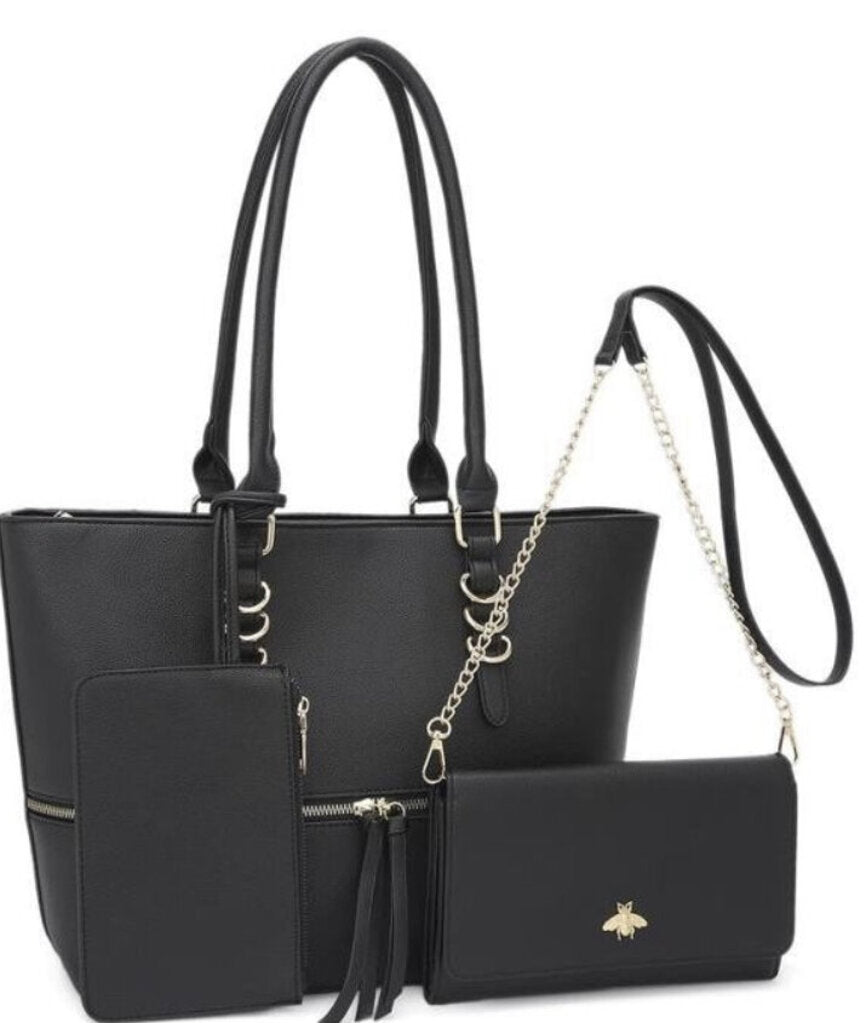3 in 1 quilted bag set