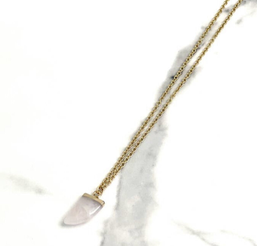 Quartz Pointed Pendant